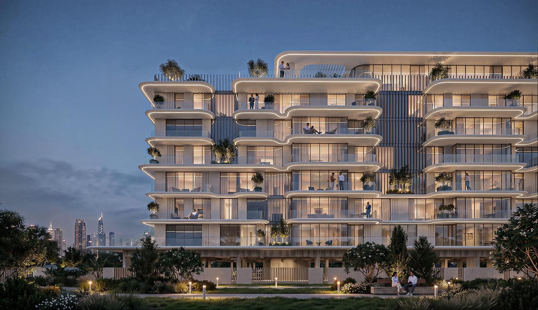 Samana South Haven — Dubai South at dusk